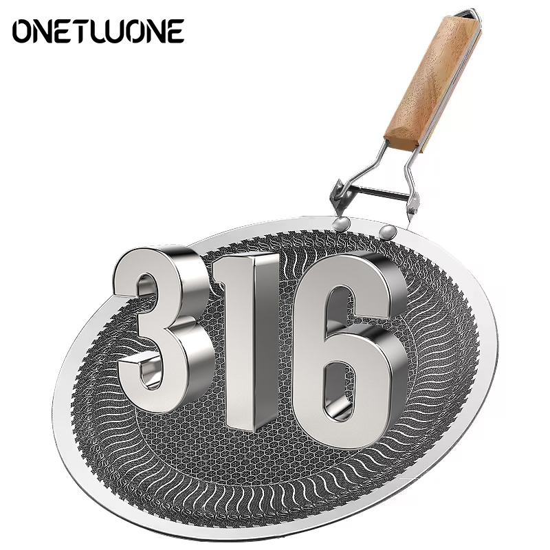 Camping Cooking Griddle - Stainless Steel Baking Pan Round Griddle
