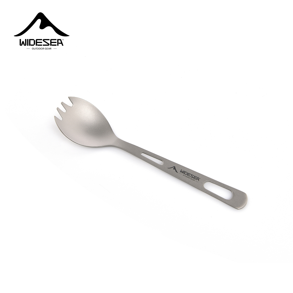 Camping Cooking Kitchen Set - Widesea Camping Cooking Set Spork Titanium