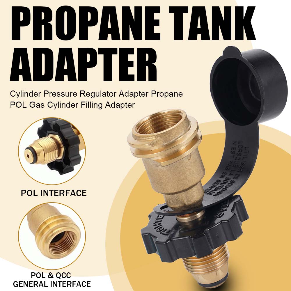 Camping Cooking Propane - Propane POL To QCC1 Type1 Tank