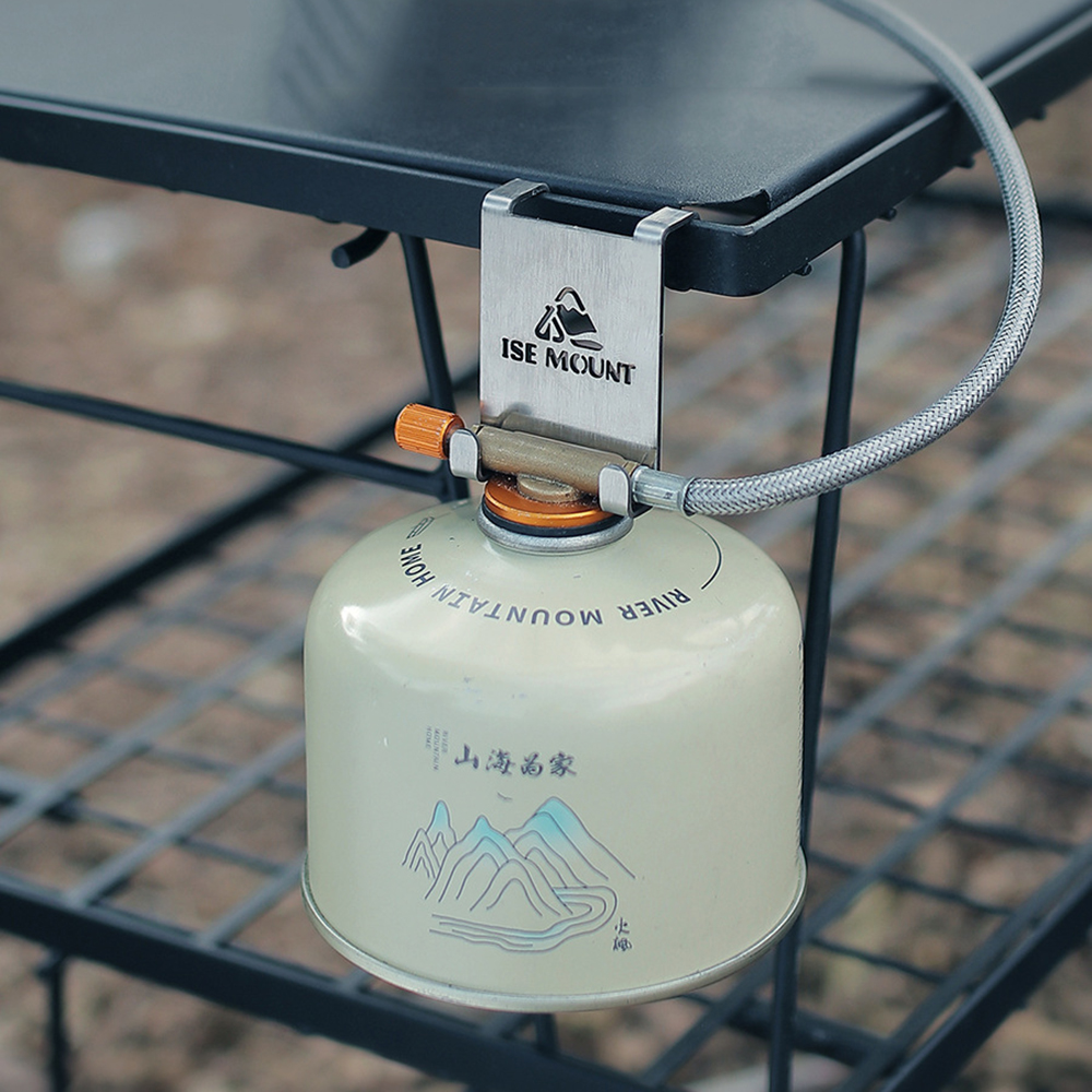 Camping Cooking Gazebo - Hang Gas Canister Hook Camping Tables