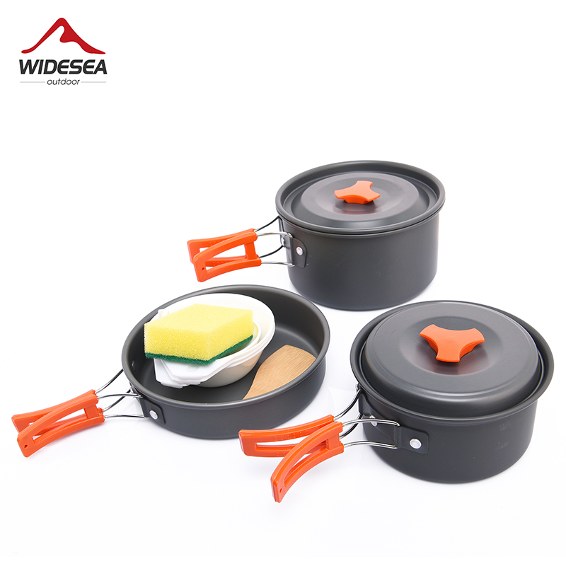 Camping Cooking Kitchen Set - Widesea Camping Outdoor Cookware Set Tableware