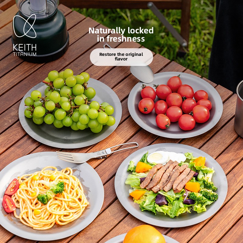 Camping Cooking Disc - Keith Titanium Steamed Dish Ultralight Outdoor