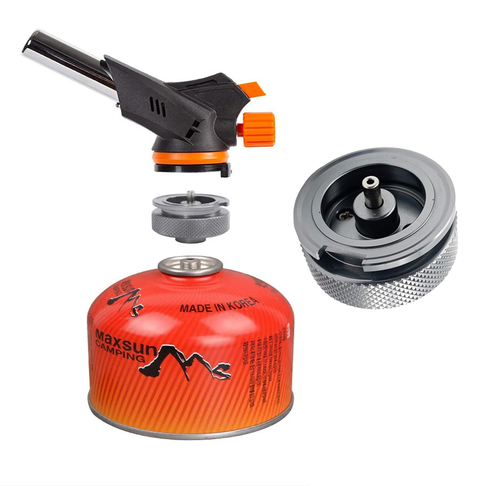 Aluminum Alloy Gas Canister Ad - Camping Cooking Propane のレビューと価格