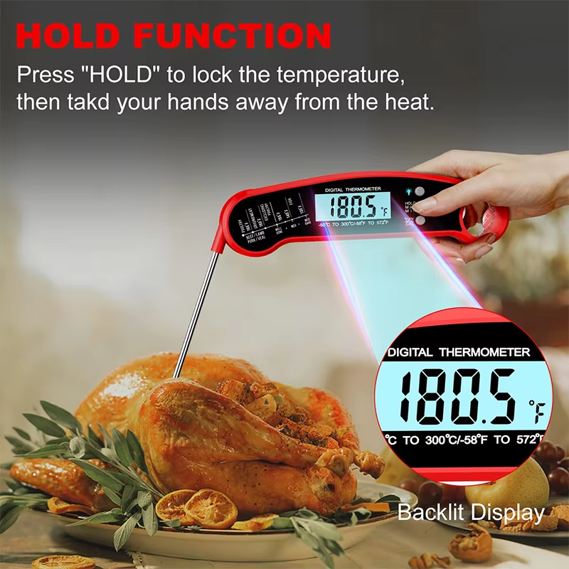 Digital Meat Thermometer High  - Camping Cooking Meat のレビューと価格
