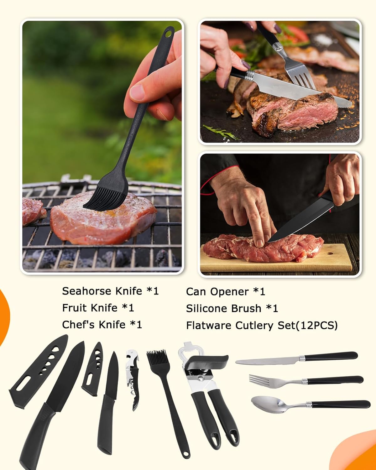 45-Piece Camping Cookware Set  - Camping Cooking Kitchen のレビューと価格
