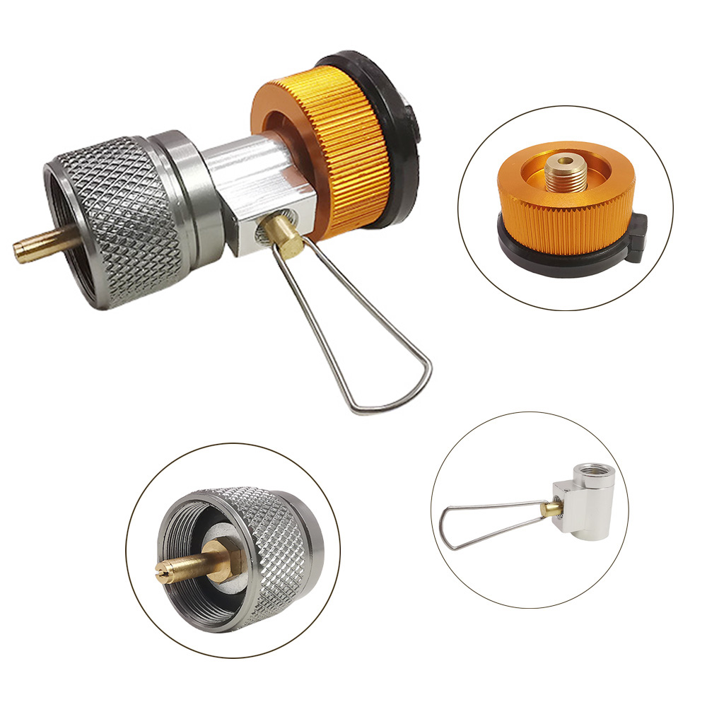 3pcs/set Camping Stove Adapter - Camping Cooking Propane のレビューと価格
