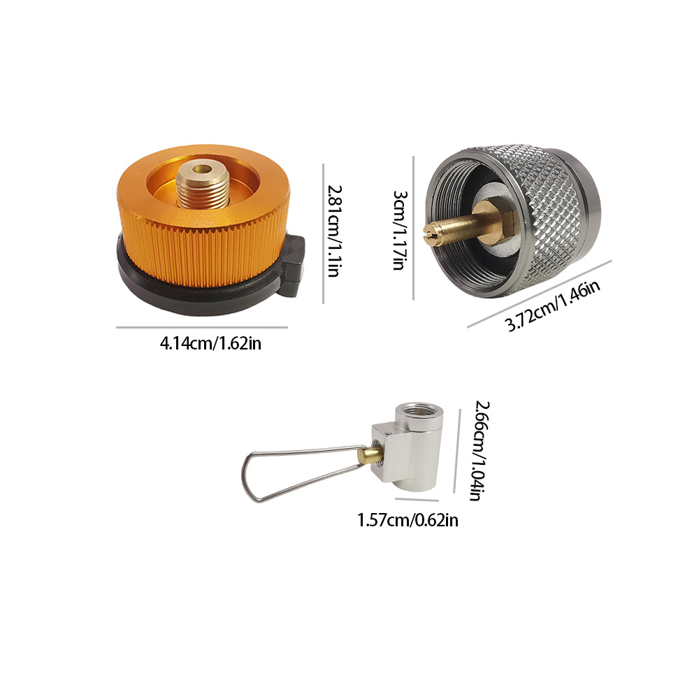 3pcs/set Camping Stove Adapter - Camping Cooking Propane のレビューと価格