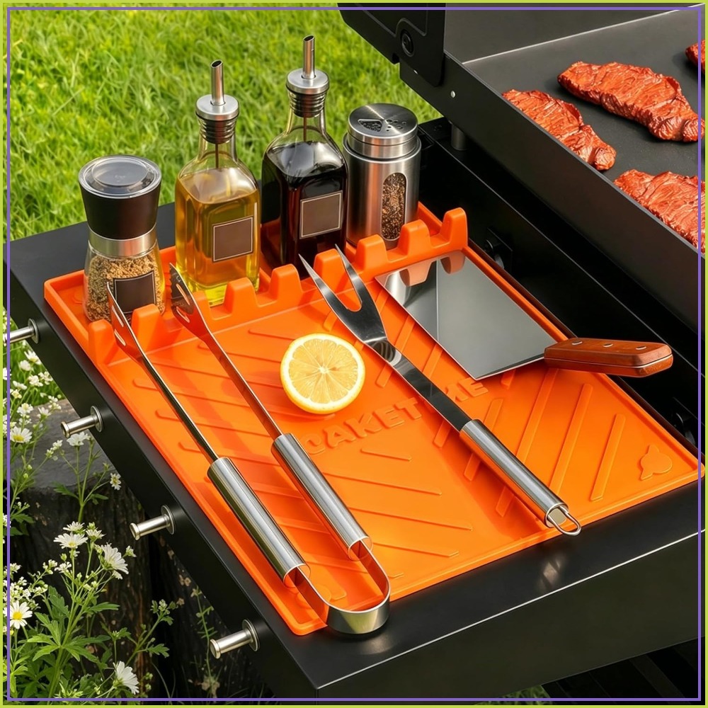 Silicone Grill Mats for Blacks - Camping Cooking Griddle のレビューと価格