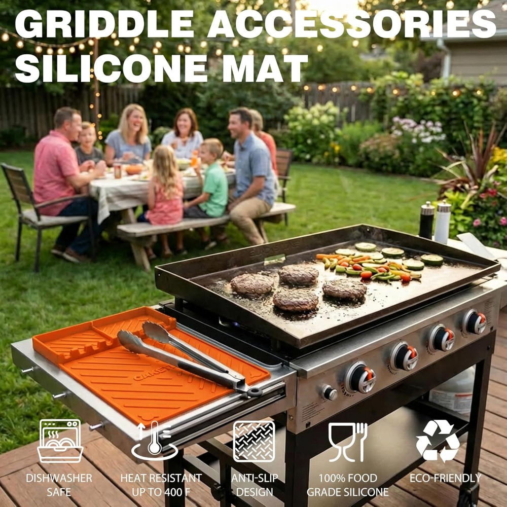 Silicone Grill Mats for Blacks - Camping Cooking Griddle のレビューと価格