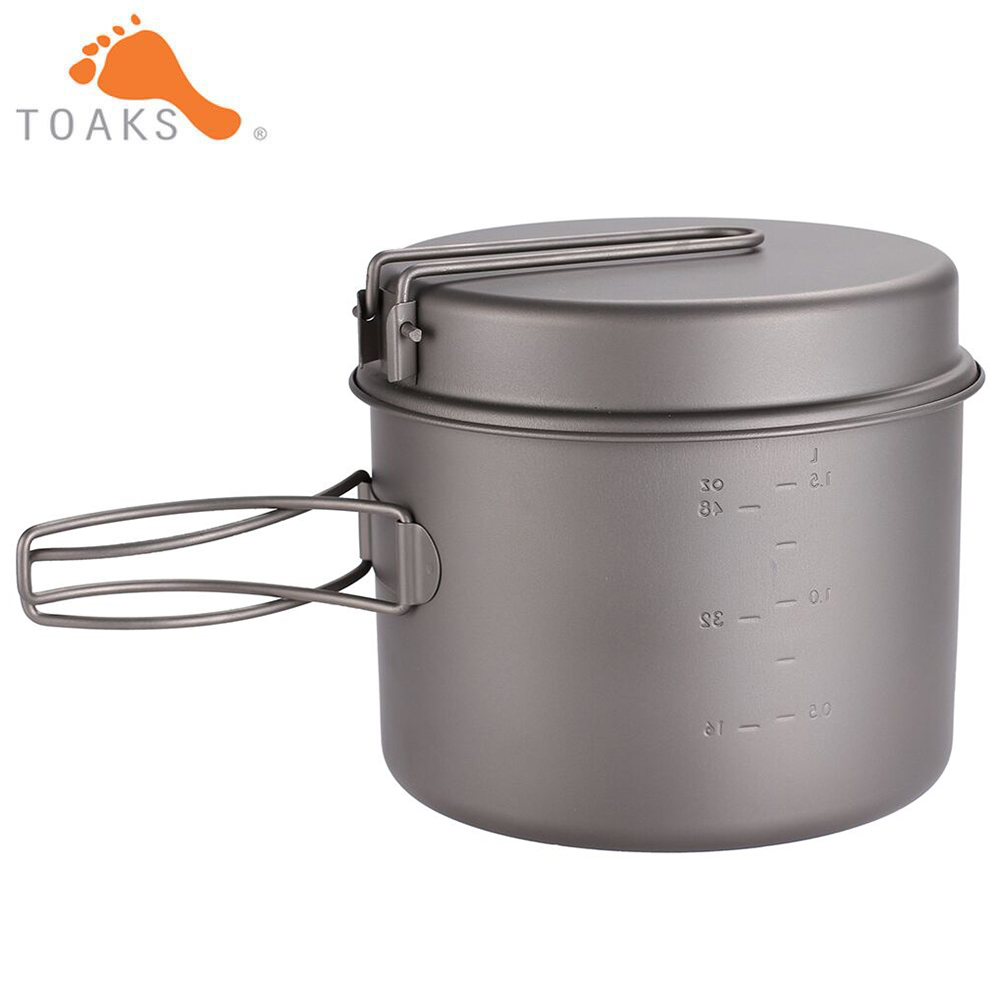 TOAKS Cookware Set Ultralight  - Camping Cooking Kitchen Set のレビューと価格