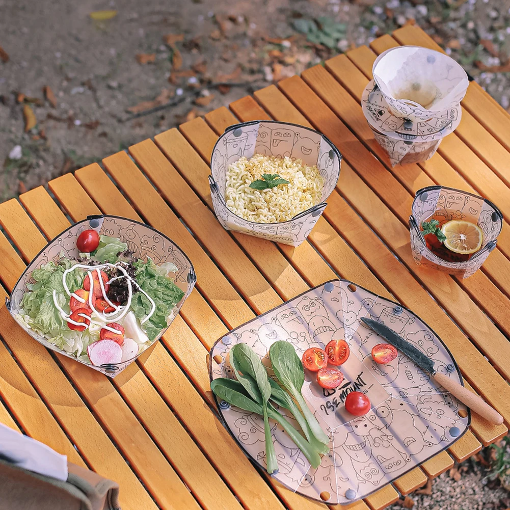 PP Foldable Dinnerware Portabl - Camping Cooking And Eating のレビューと価格