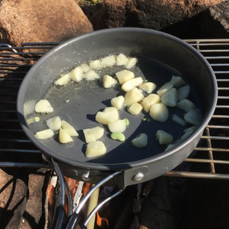 Portable Frying Pan with Stora - Camping Cooking Device のレビューと価格