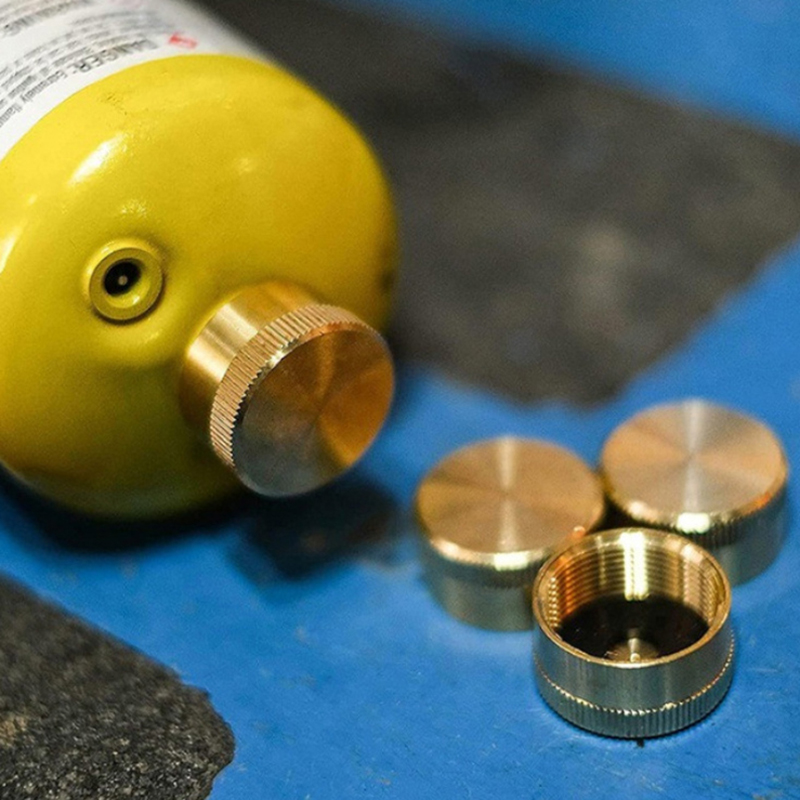 New！Brass Refill Cap 1 LB Prop - Camping Cooking Propane のレビューと価格