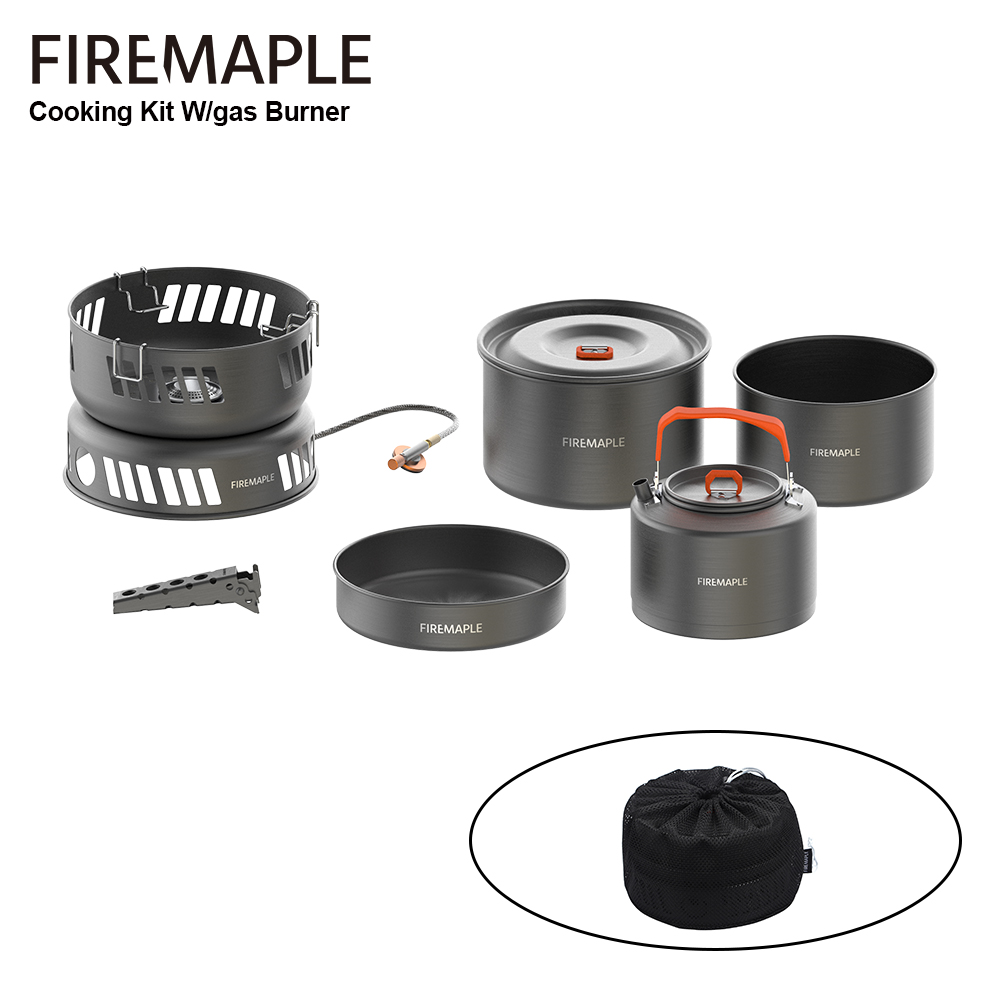 Fire-Maple Cooking Kit W/gas B - Camping Cooking On Fire のレビューと価格