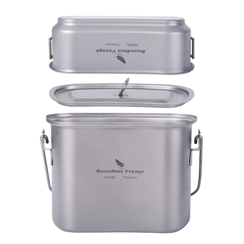 1.5L Outdoor Military Canteen  - Camping Cooking Backpack のレビューと価格