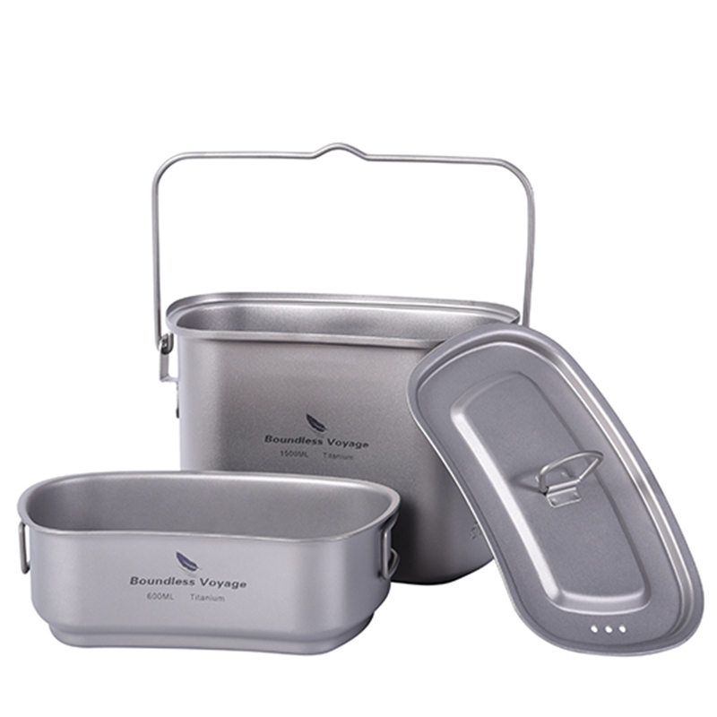 1.5L Outdoor Military Canteen  - Camping Cooking Backpack のレビューと価格