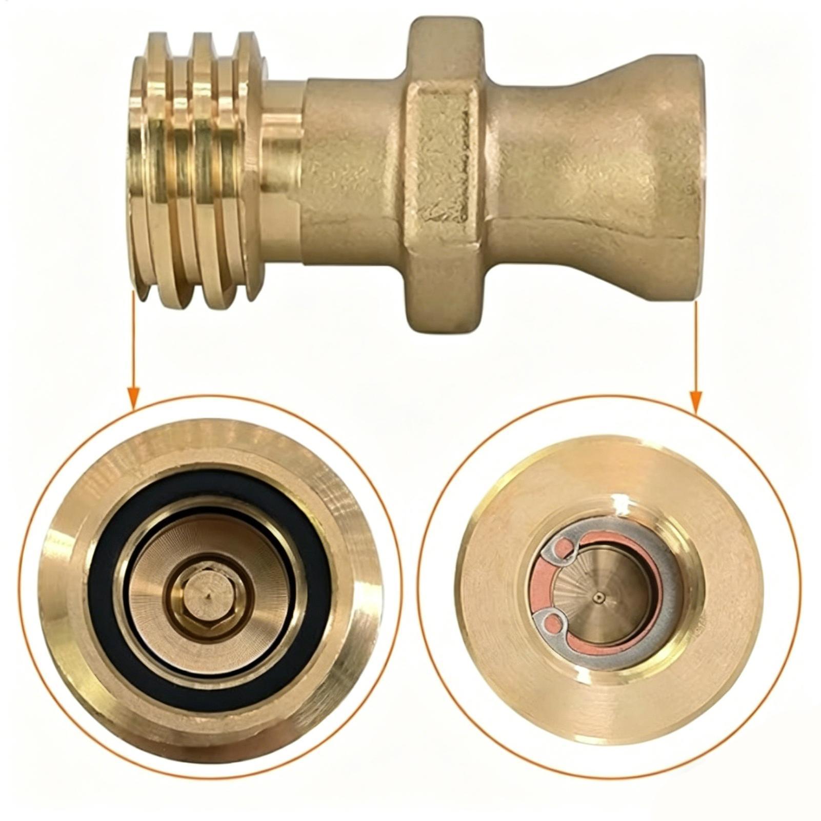 Propane Tank Connector Male Br - Camping Cooking Propane のレビューと価格