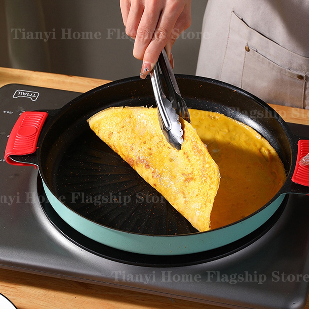 Grill Pan Round Non-Stick Barb - Camping Cooking Device のレビューと価格
