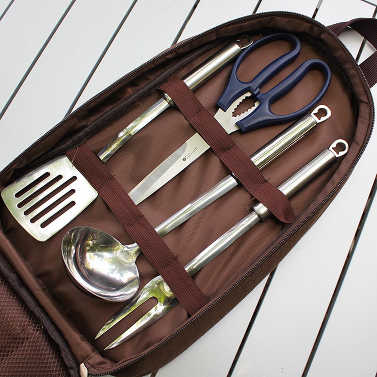 7pcs Camping Kitchen Utensil S - Camping Cooking Meat のレビューと価格