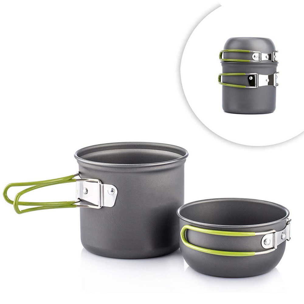 Ultralight Camping Pots Cookwa - Camping Cooking Meat のレビューと価格