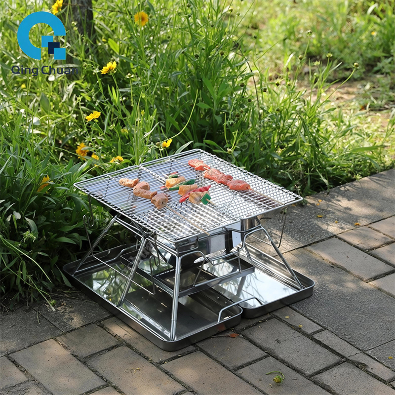 Camping Grill Charcoal Stove F - Camping Cooking Backpack のレビューと価格