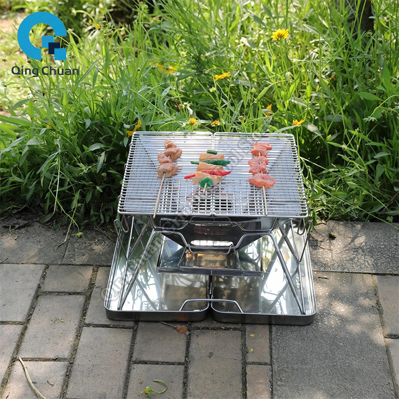 Camping Grill Charcoal Stove F - Camping Cooking Backpack のレビューと価格