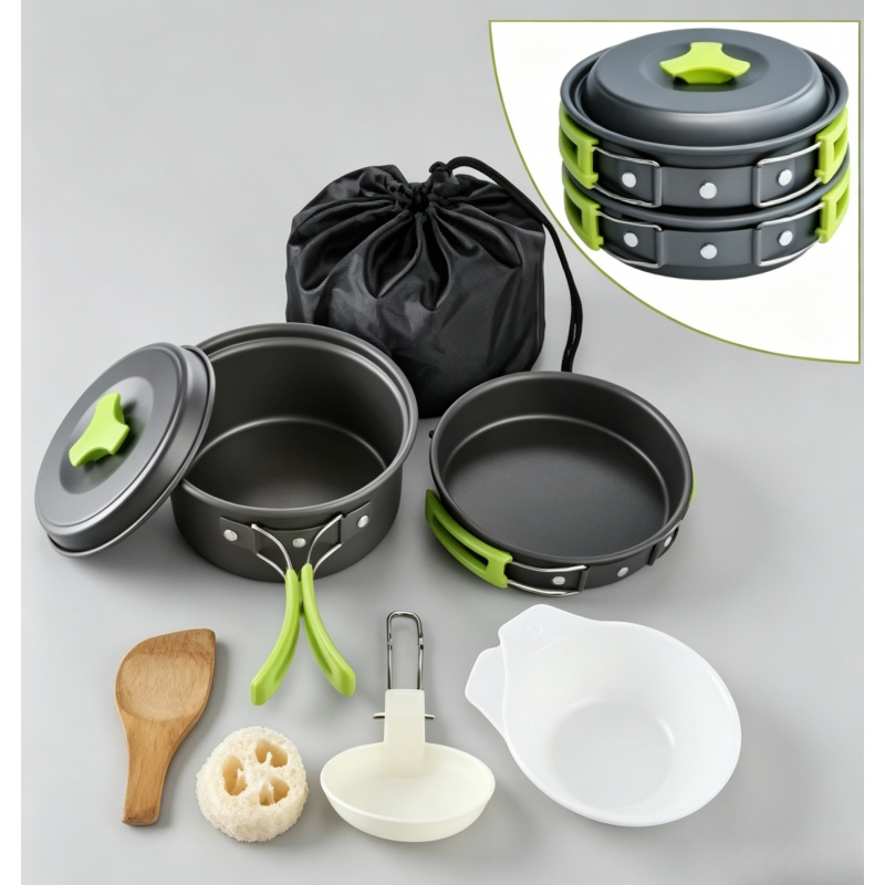 Portable Durable Camping Cookw - Camping Cooking Backpack のレビューと価格