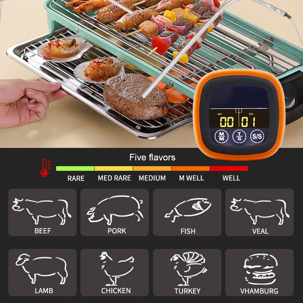 Digital Meat Temperature Therm - Camping Cooking Meat のレビューと価格