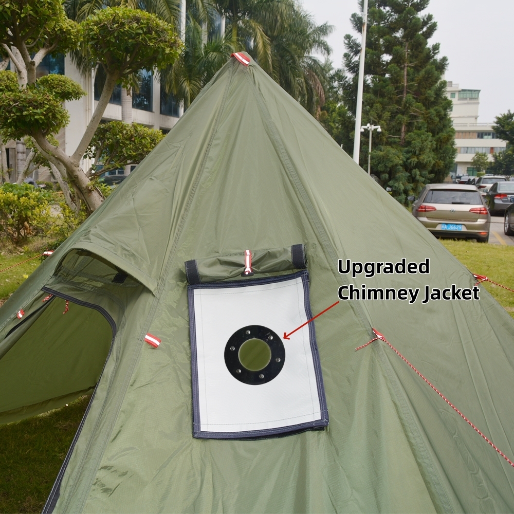 New Pyramid Tent With Snow Ski - Camping Cooking Snow のレビューと価格