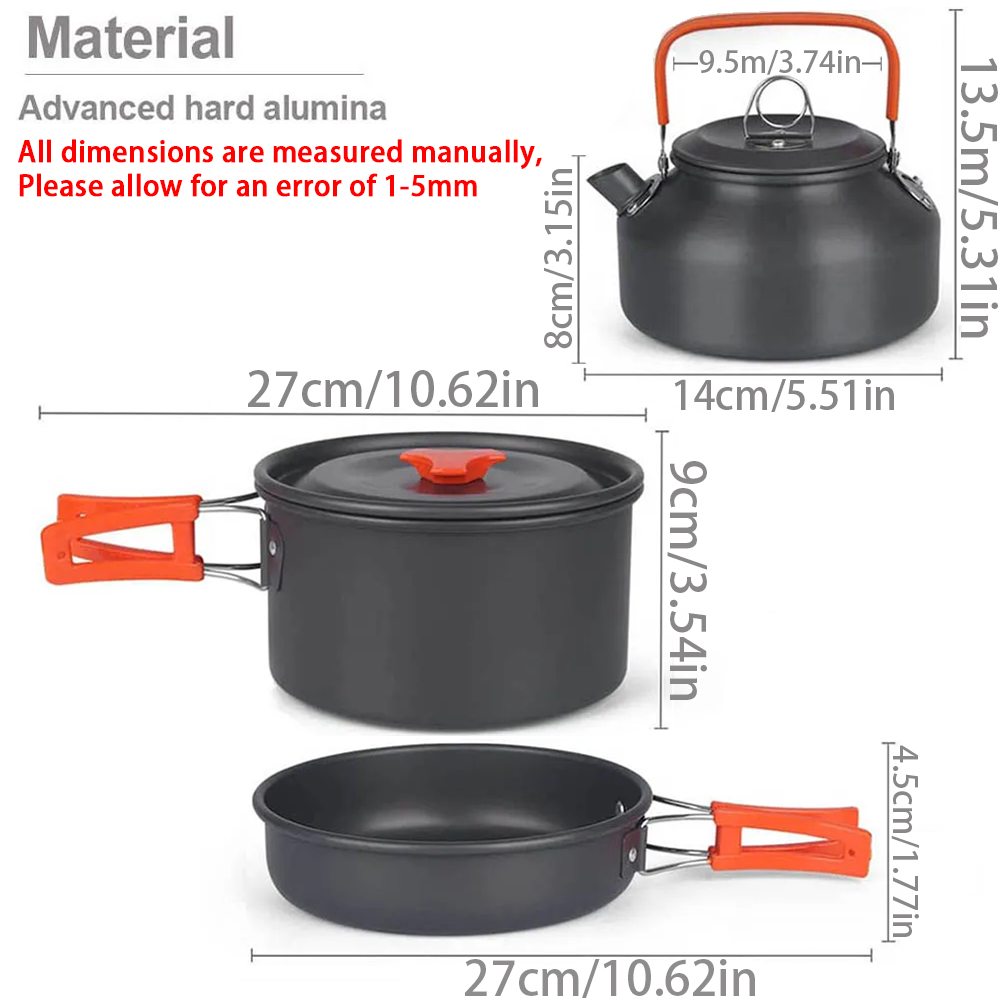 1pcs/1set Camping Cookware Kit - Camping Cooking Disc のレビューと価格