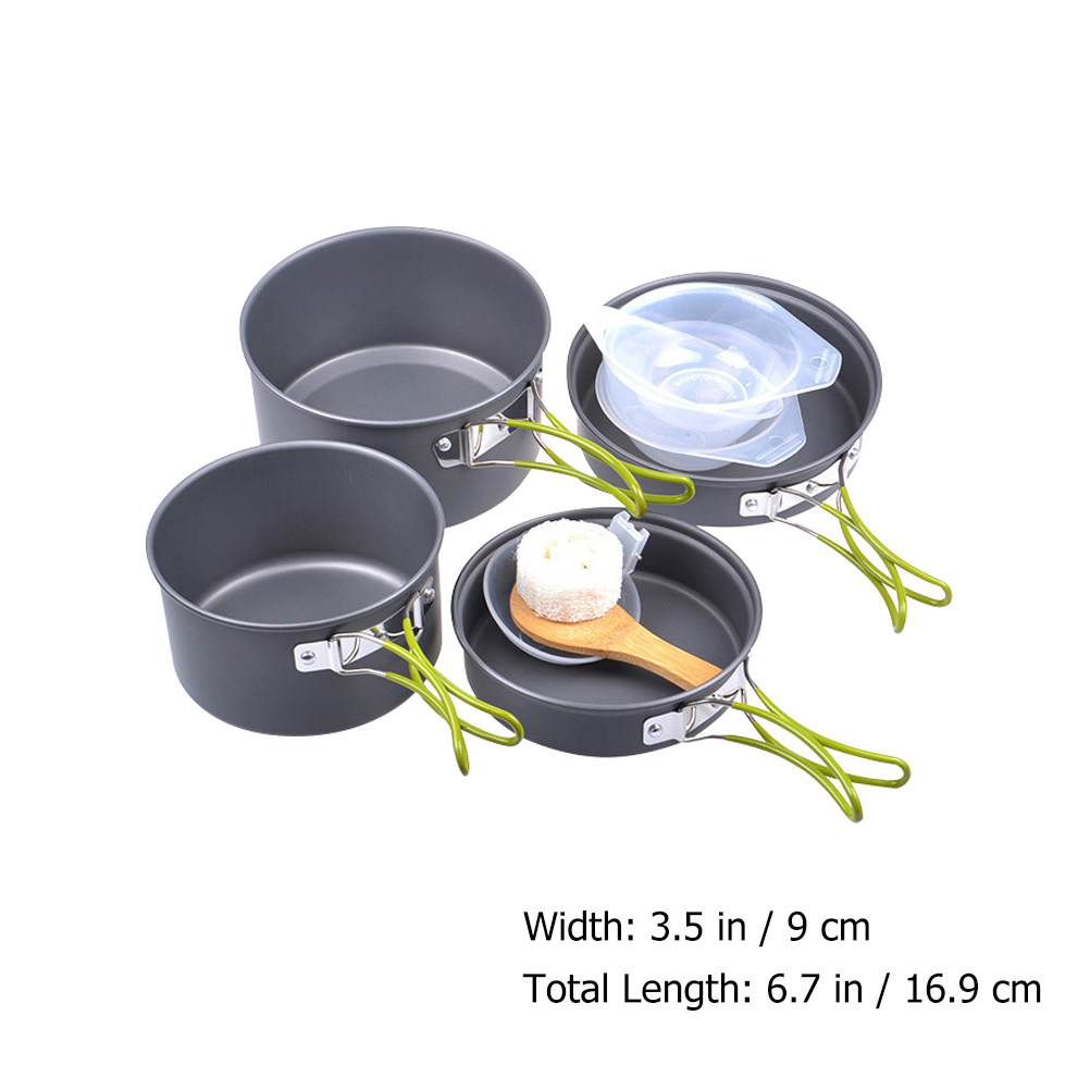 1Set Portable Camping Cookware - Camping Cooking Backpack のレビューと価格