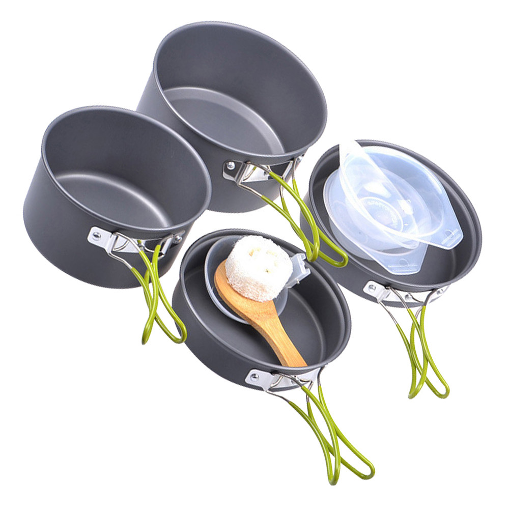 1Set Portable Camping Cookware - Camping Cooking Backpack のレビューと価格