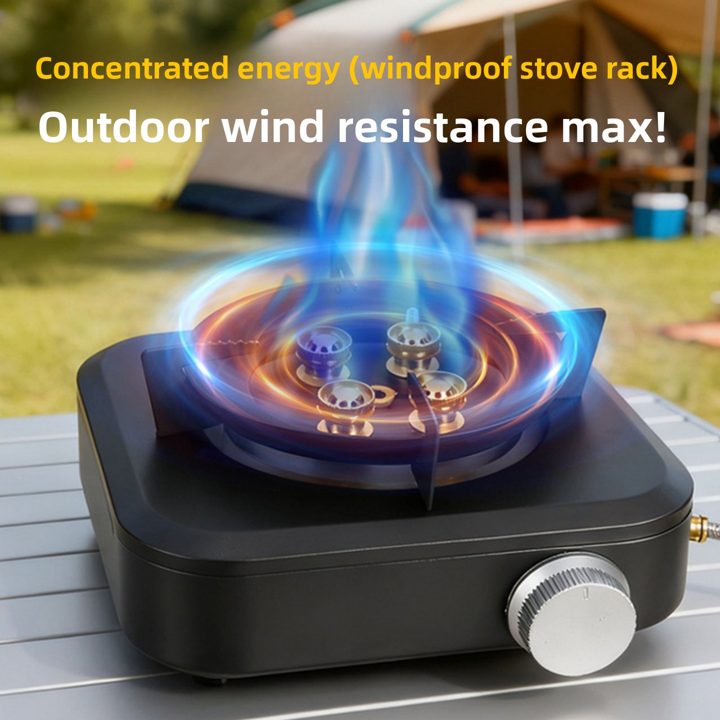 Portable Outdoor Camping Stove - Camping Cooking On Fire のレビューと価格