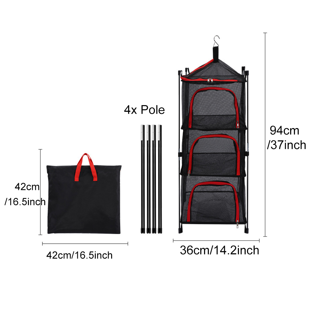 Camping Storage Drying Net 3 L - Camping Cooking And Eating のレビューと価格