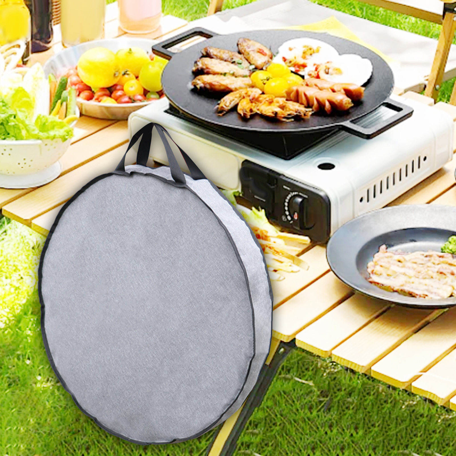Camping Skillet Bag Portable C - Camping Cooking Backpack のレビューと価格