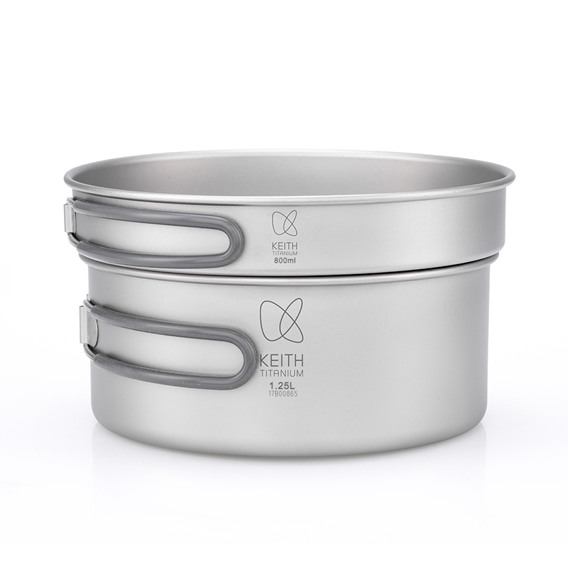 KEITH Pure Titanium 2-Piece Co - Camping Cooking Kitchen Set のレビューと価格