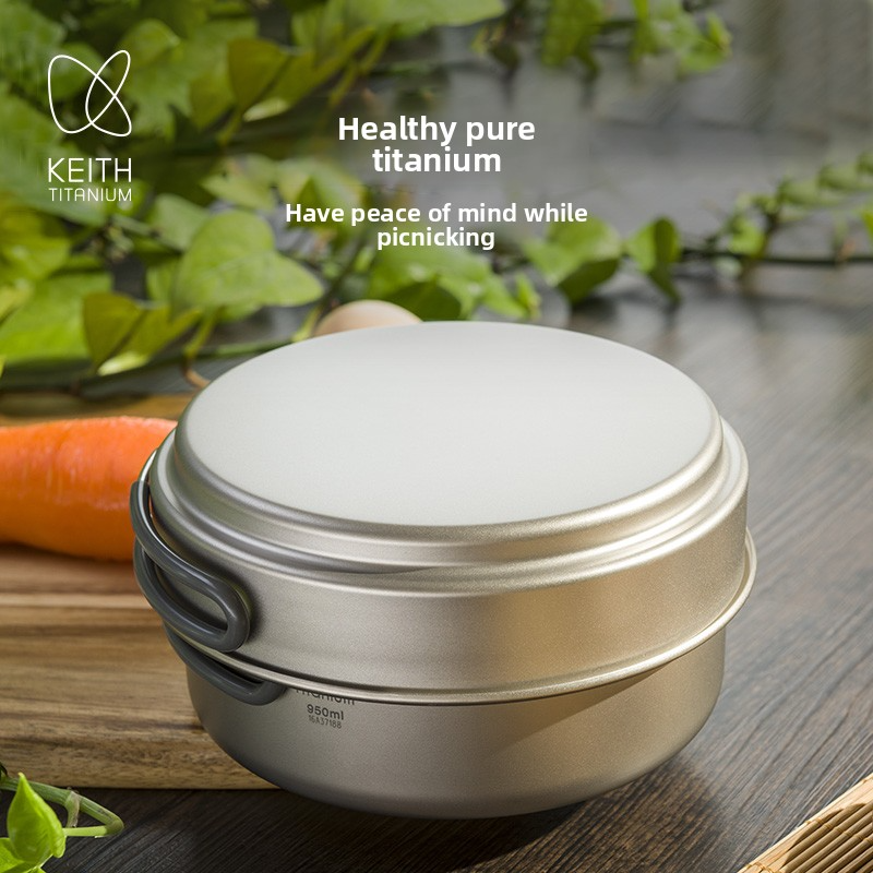 KEITH Pure Titanium 2-Piece Co - Camping Cooking Kitchen Set のレビューと価格