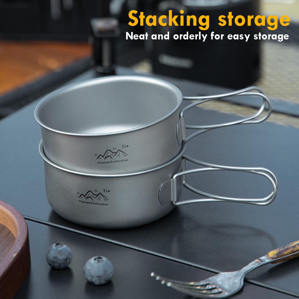 Titanium Camping Pot Ultraligh - Camping Cooking Backpack のレビューと価格