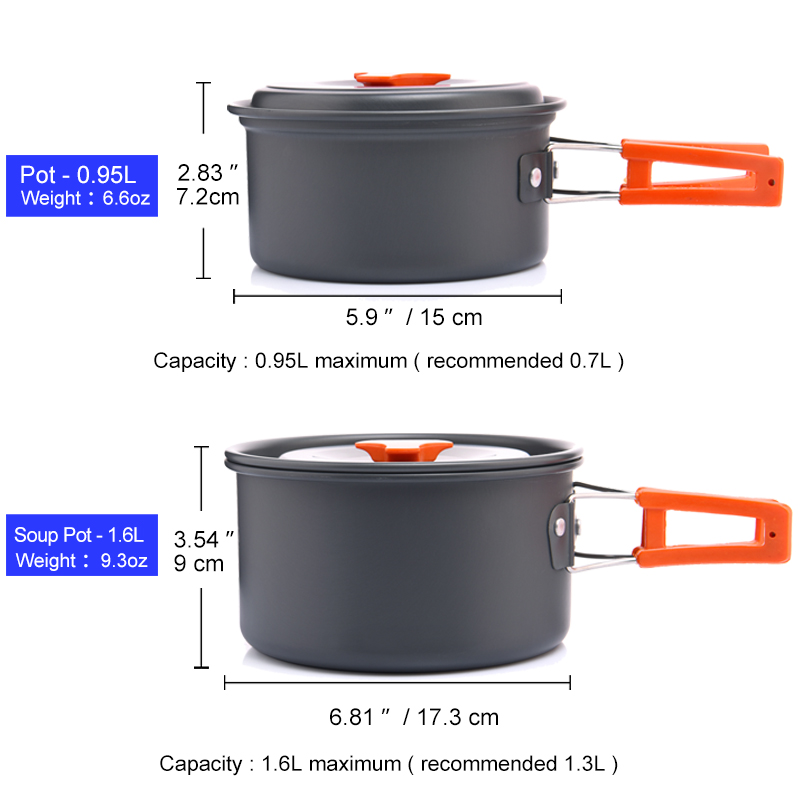 Widesea Camping Outdoor Cookwa - Camping Cooking Kitchen Set のレビューと価格