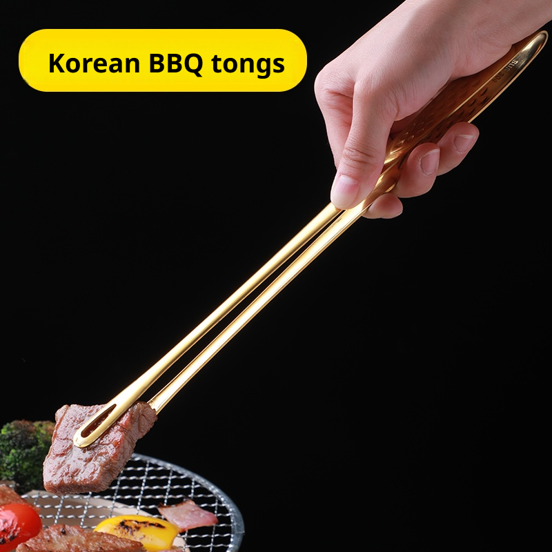 Stainless Steel BBQ Grill Tong - Camping Cooking Meat のレビューと価格