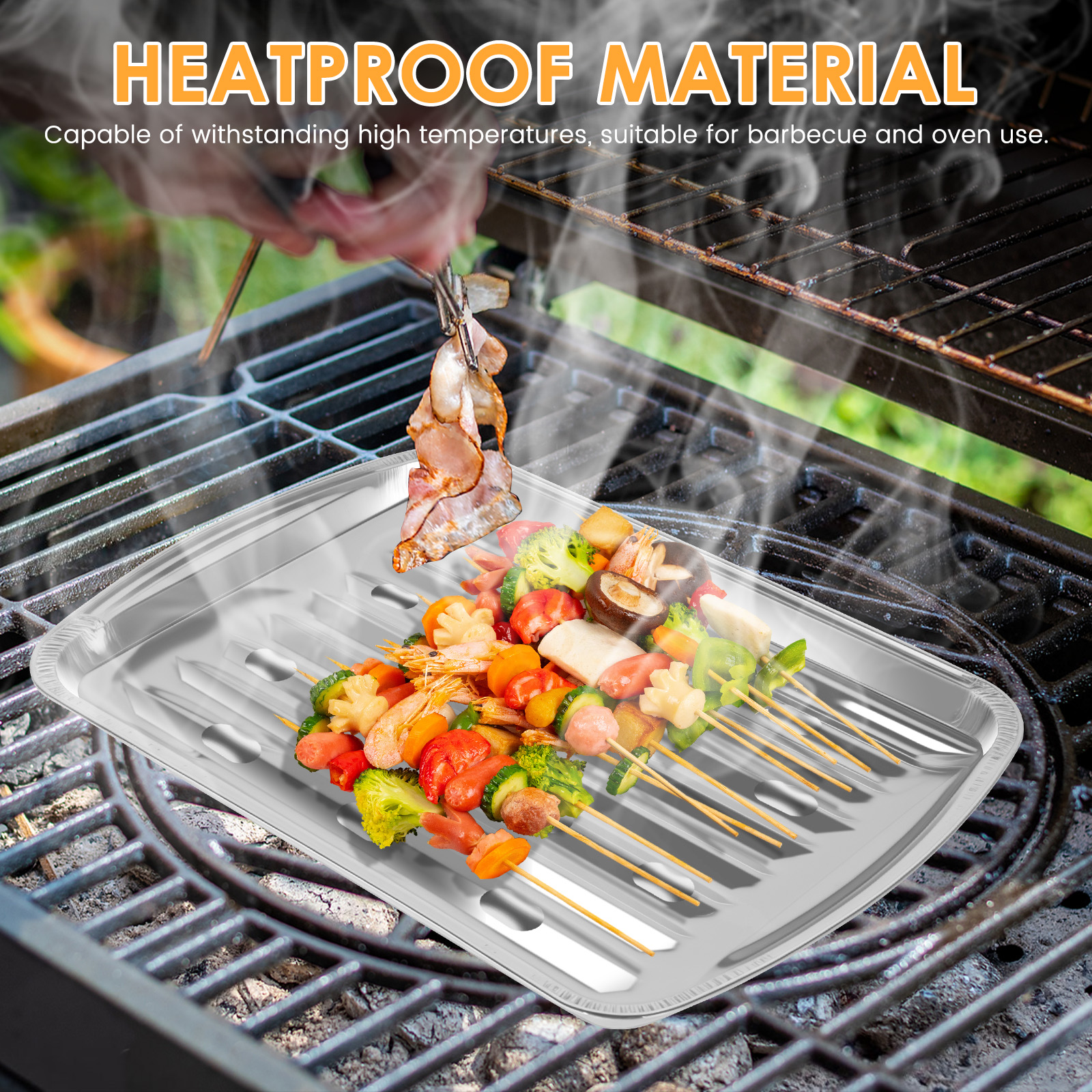 Aluminum Foil Trays Non-Stick  - Camping Cooking Kitchen のレビューと価格