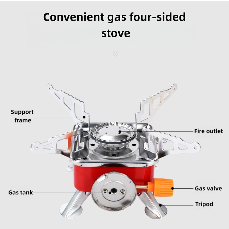 Outdoor Mini Square Stove Camp - Camping Cooking On Fire のレビューと価格