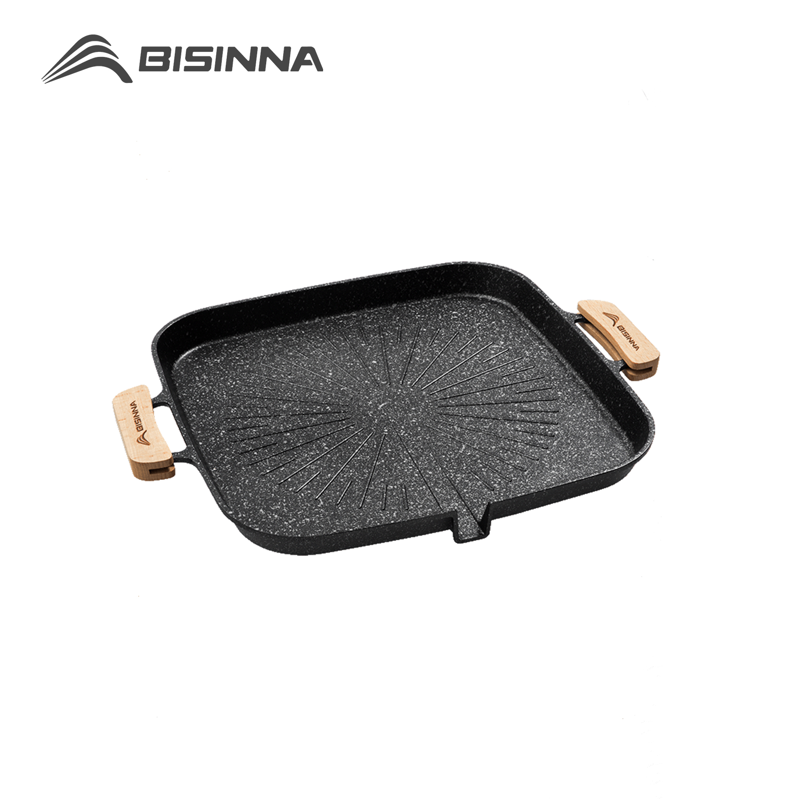 BISINNA Square BBQ Grill Pan N - Camping Cooking Griddle のレビューと価格