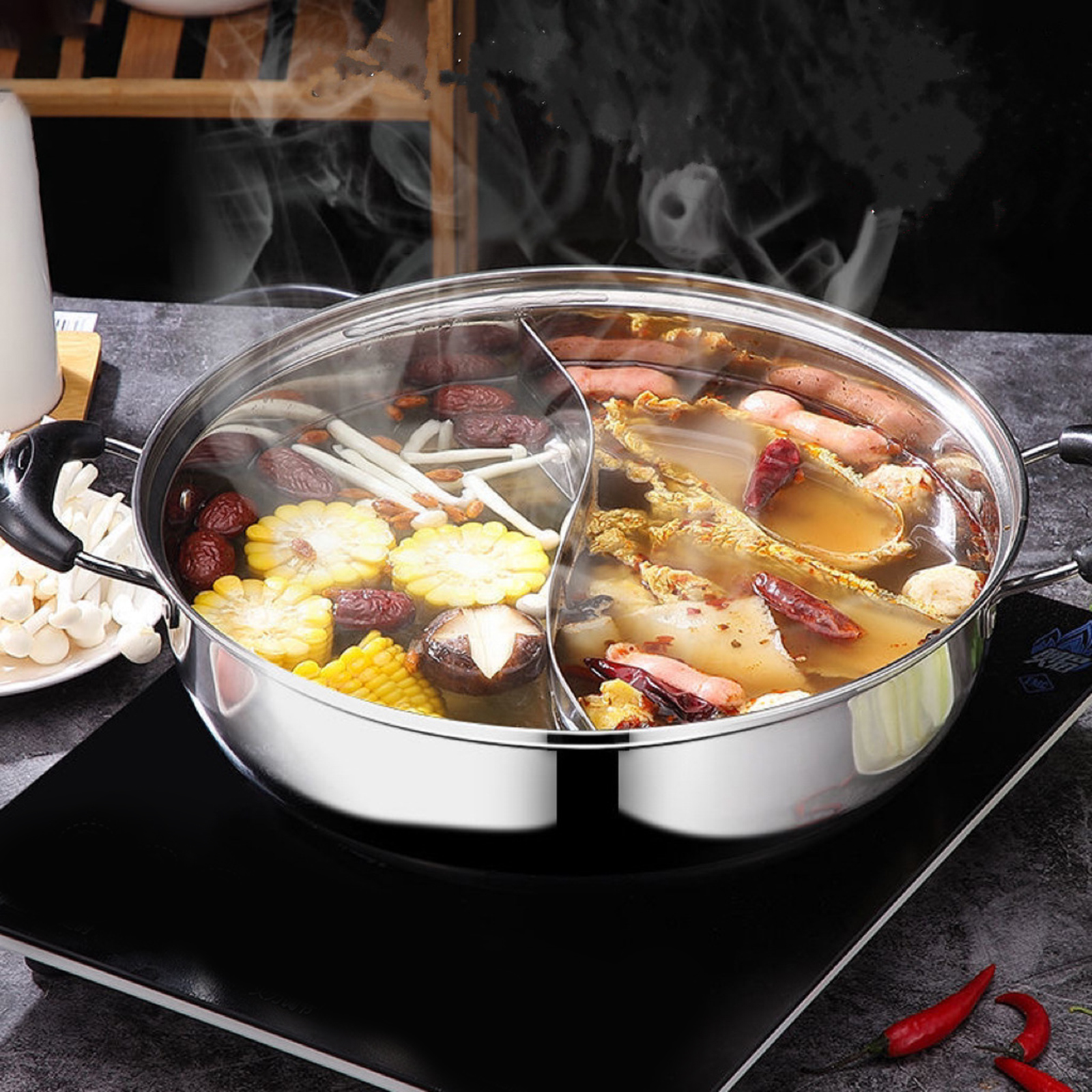 Chinese Shabu Shabu Pot Cookin - Camping Cooking Kitchen のレビューと価格
