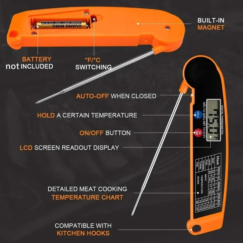 Waterproof Digital Kitchen Foo - Camping Cooking Meat のレビューと価格