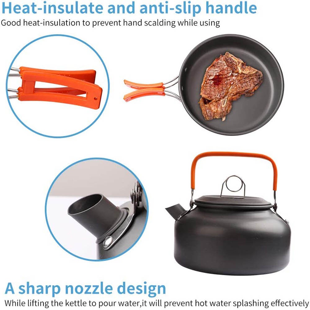 Outdoor camping cooking set, n - Camping Cooking Backpack のレビューと価格