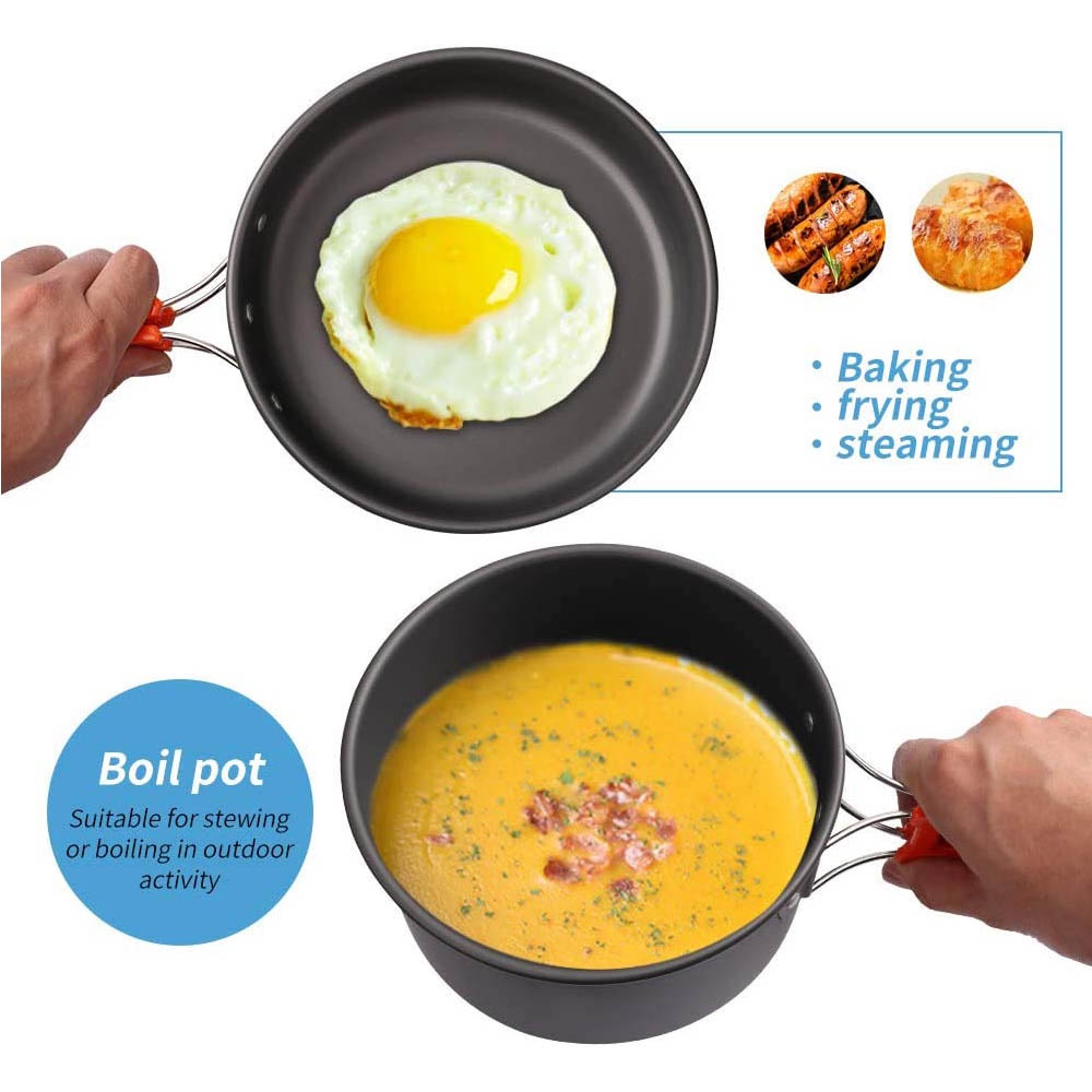 Outdoor camping cooking set, n - Camping Cooking Backpack のレビューと価格