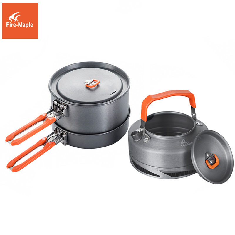 Fire Maple Camping Cookware Ut - Camping Cooking Kitchen Set のレビューと価格
