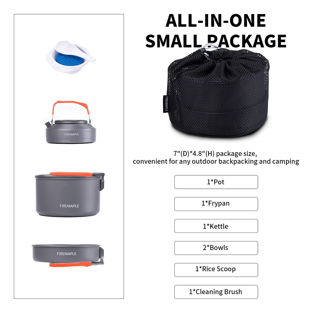 Fire Maple Picnic Pot Pan Set  - Camping Cooking On Fire のレビューと価格