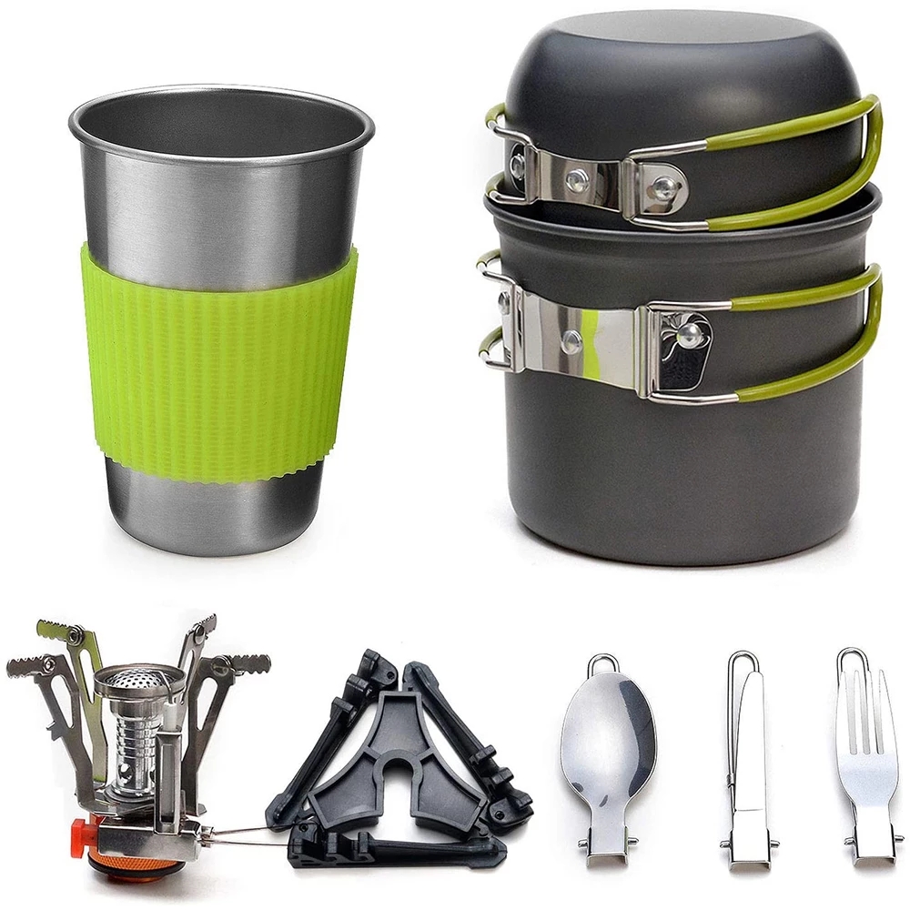 Camping Cookware Kit with Stov - Camping Cooking Device のレビューと価格
